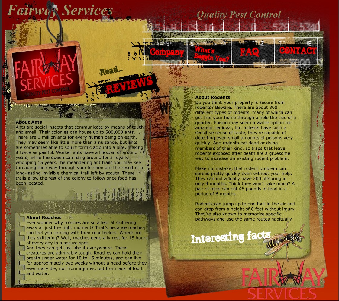 Pest control Cypress, TX. No Contract, Fairway Services